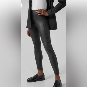 Athleta Delancey Gleam Moto in Black Size Large